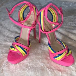 Rainbow high heels 🌈